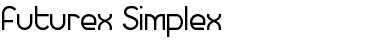 Download Futurex Simplex Regular Font