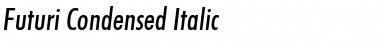 Download Futuri Condensed Italic Font