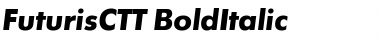 Download FuturisCTT BoldItalic Font