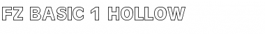 Download FZ BASIC 1 HOLLOW Font