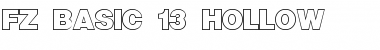 Download FZ BASIC 13 HOLLOW Font