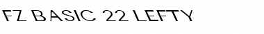 Download FZ BASIC 22 LEFTY Normal Font