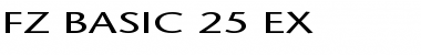 Download FZ BASIC 25 EX Font