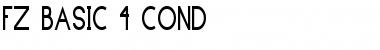 Download FZ BASIC 4 COND Normal Font