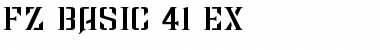 Download FZ BASIC 41 EX Normal Font