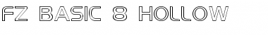 Download FZ BASIC 8 HOLLOW Normal Font