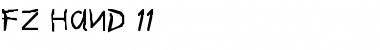 Download FZ HAND 11 Font