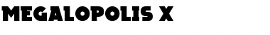 Download Megalopolis X Font