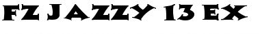 Download FZ JAZZY 13 EX Normal Font