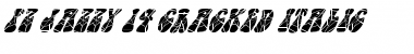 Download FZ JAZZY 14 CRACKED ITALIC Font