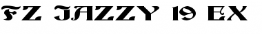 Download FZ JAZZY 19 EX Medium Font