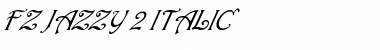 Download FZ JAZZY 2 ITALIC Normal Font