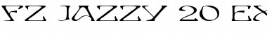 Download FZ JAZZY 20 EX Normal Font