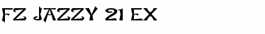 Download FZ JAZZY 21 EX Normal Font