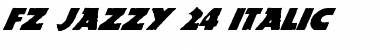 Download FZ JAZZY 24 ITALIC Font