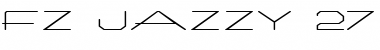 Download FZ JAZZY 27 EX Normal Font