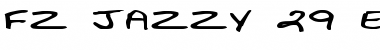 Download FZ JAZZY 29 EX Bold Font