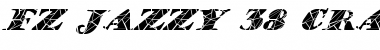 Download FZ JAZZY 38 CRACKED ITALIC Font