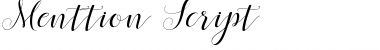 Download Menttion Script Regular Font
