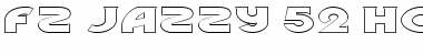 Download FZ JAZZY 52 HOLLOW EX Font