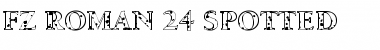 Download FZ ROMAN 24 SPOTTED Normal Font