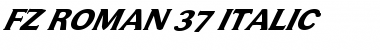 Download FZ ROMAN 37 ITALIC Font