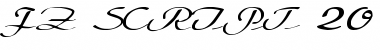 Download FZ SCRIPT 20 EX Font