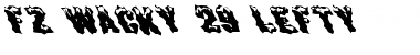 Download FZ WACKY 29 LEFTY Font