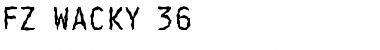 Download FZ WACKY 36 Font