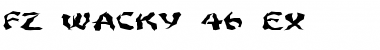 Download FZ WACKY 46 EX Font