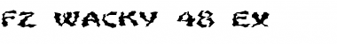 Download FZ WACKY 48 EX Font