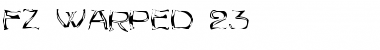 Download FZ WARPED 23 Normal Font Title Preview