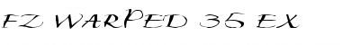 Download FZ WARPED 35 EX Normal Font