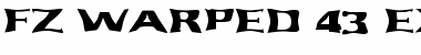 Download FZ WARPED 43 EX Font