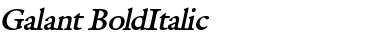 Download Galant BoldItalic Font