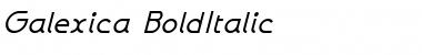Download Galexica BoldItalic Font