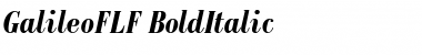 Download GalileoFLF Bold Italic Font