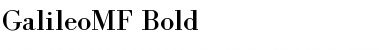 Download GalileoMF Bold Font