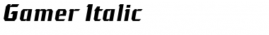 Download Gamer Italic Font