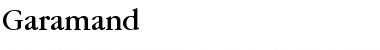 Download Garamand Font