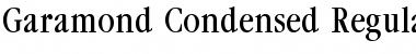 Download Garamond Condensed Regular Font