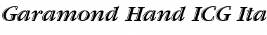 Download Garamond Hand ICG Italic Font