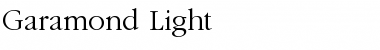 Download Garamond Light Font