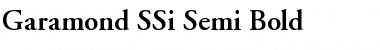 Download Garamond SSi Semi Bold Font