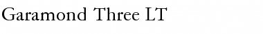 Garamond 3 LT Font