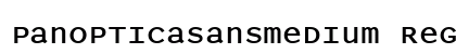 PanopticaSansMedium Regular preview