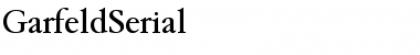 Download GarfeldSerial Font