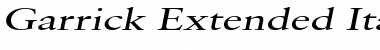 Download Garrick Extended Font