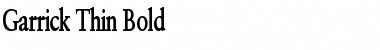 Download Garrick Thin Font