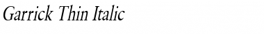 Download Garrick Thin Font